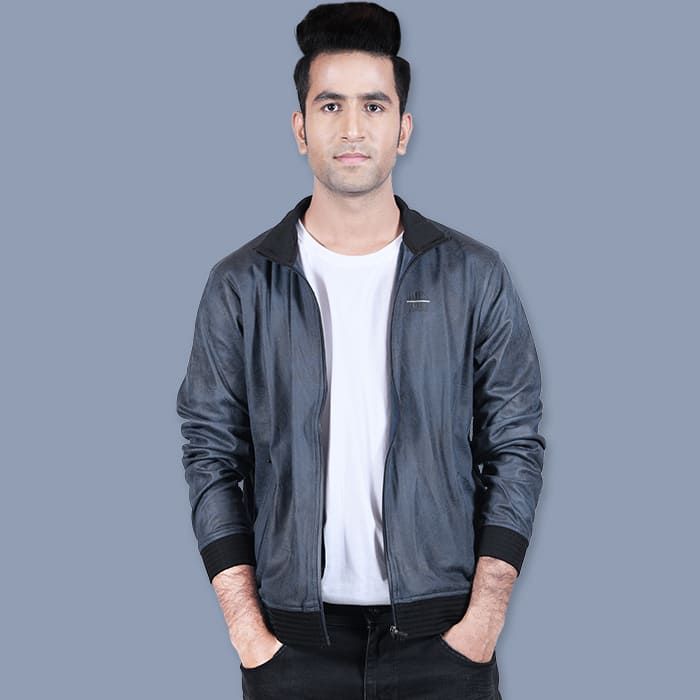 Buy Mens Leather Bomber Jacket Online In India -  India