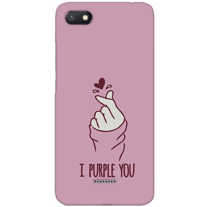 Buy Bts I Purple You Redmi 6a Mobile Back Cover Online In India Beyoung