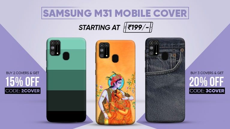 Samsung galaxy deals m31 back cover