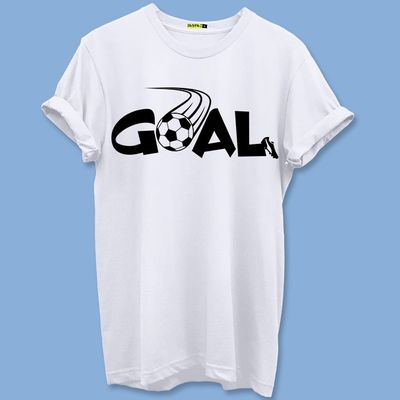 Football Goal Print T-shirts For Boys - Cool, Lightweight And