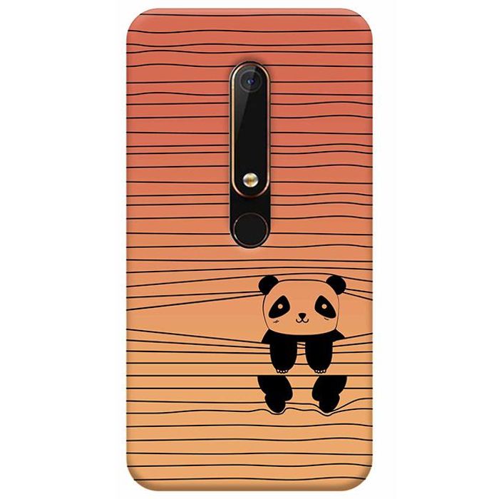 Peeping Panda Nokia 6.1 Back Cover