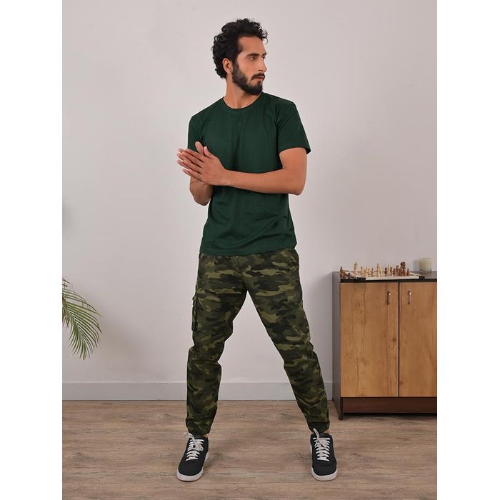 Sapper Trackpants  Buy Sapper Mens Black Cotton Camouflage Print  Elasticated Track Pant Online  Nykaa Fashion
