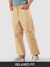 Beige Elasticated Cargo