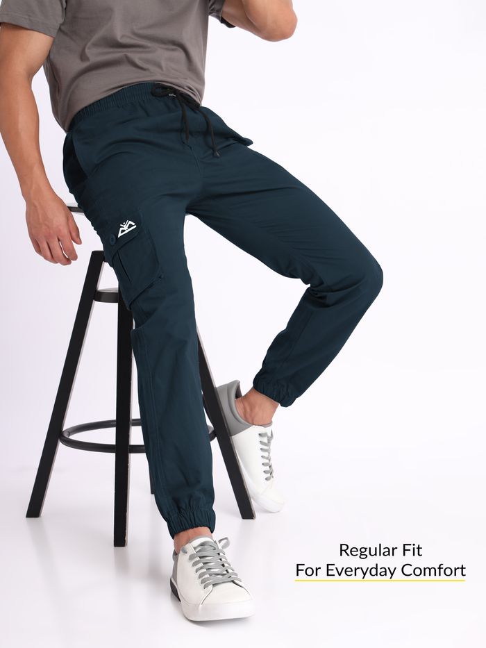 Buy Black Track Pants for Men by Clothing Culture Online | Ajio.com