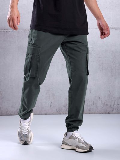 Nylon cargo trousers - Dark grey - Men | H&M IN