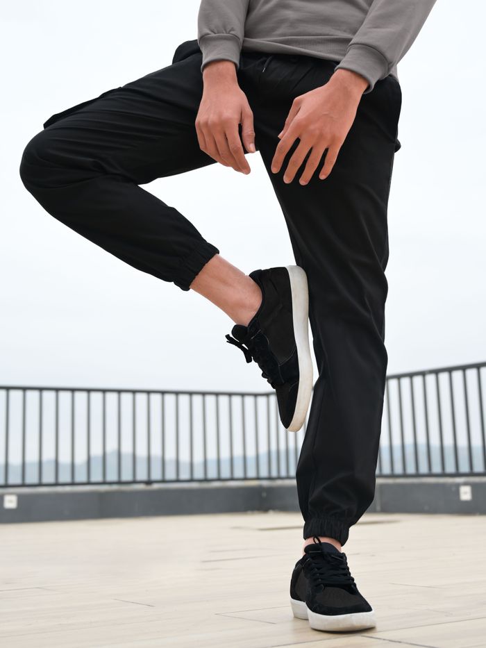 Buy Black Trousers  Pants for Men by RIGO Online  Ajiocom