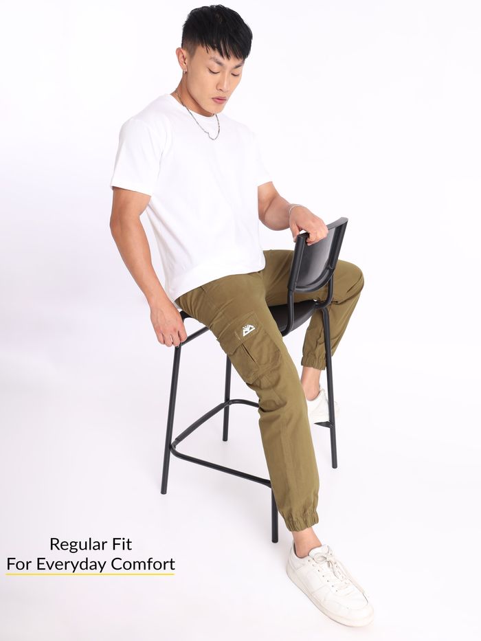 Buy Khaki Trousers & Pants for Men by INDEPENDENCE Online | Ajio.com