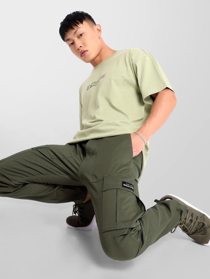 Green Cargo Trousers For Men | ASOS