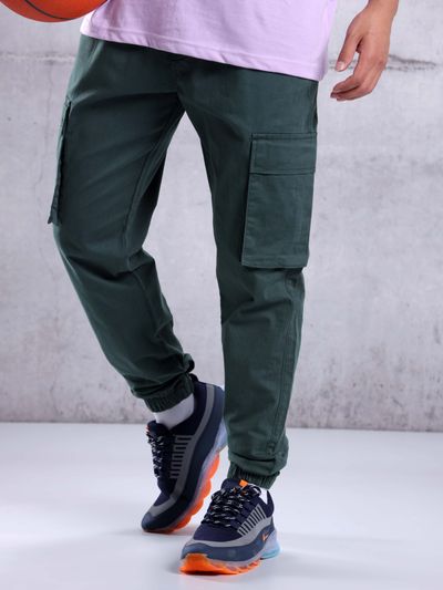 Buy True Blue Utility Cargo Jogger Pants for Men Online in India -Beyoung