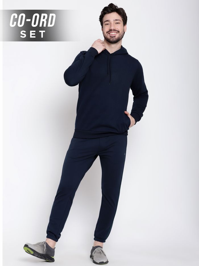 Solid Sweatshirt & Sweatpants Set