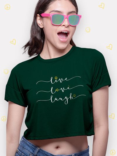 Buy Cute Kittens Crop Top T-shirt Online in India @ Rs.349 - Beyoung
