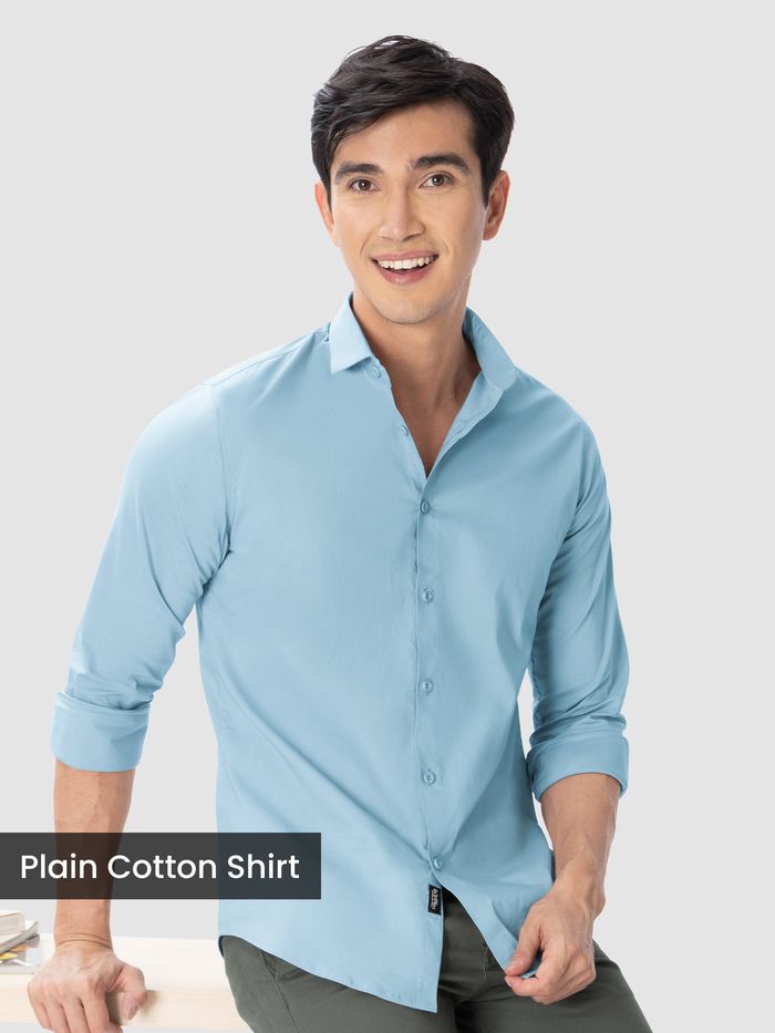 Shop Plain Colour Shirt, 