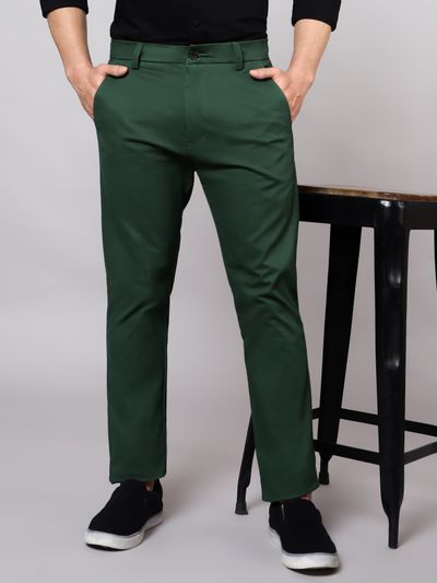 Buy AD  AV Mens Formal Trouser BALENOGreenNewAA28  Dark Green  28  at Amazonin