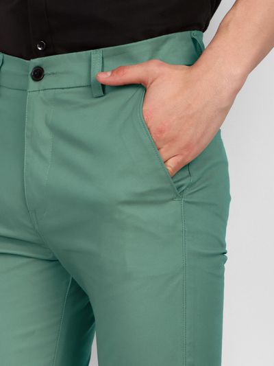 KILLER Slim Fit Men Light Green Trousers - Price History