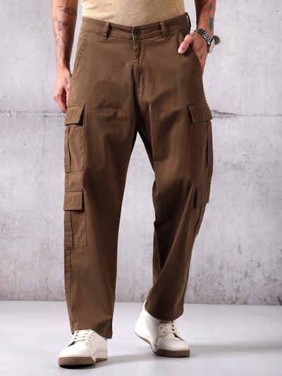 Drip Cargo Trousers : Beige - Prespies Online Store