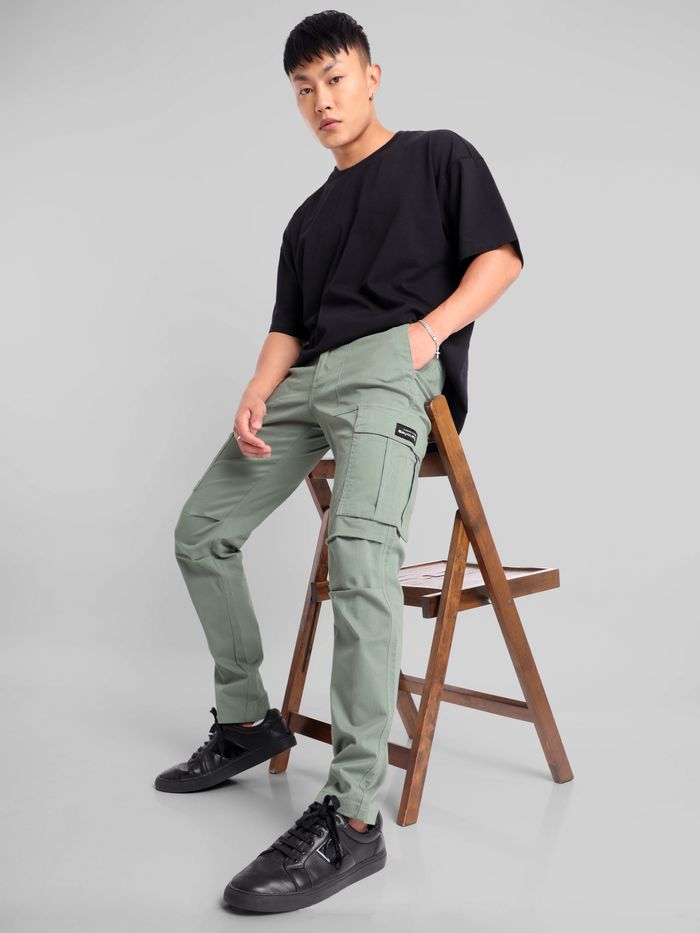 RSQ Womens Mid Rise D Ring Cotton Cargo Pants - OLIVE | Tillys