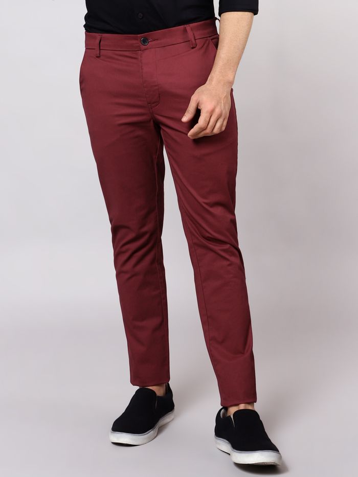 URKINGDOM BLACK CHINOS PANT FOR MEN Trousers