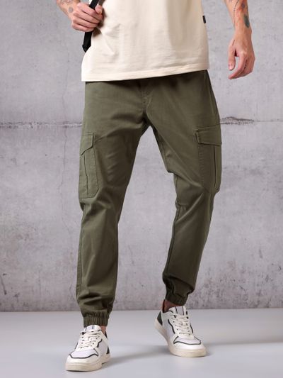Buy Tan Brown Men?s Cargo Jogger Pants for Men Online in India -Beyoung