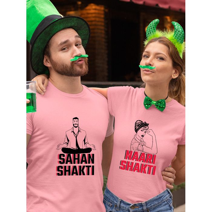 Buy Sahan Shakti Couple T-Shirt Online India - Beyoung