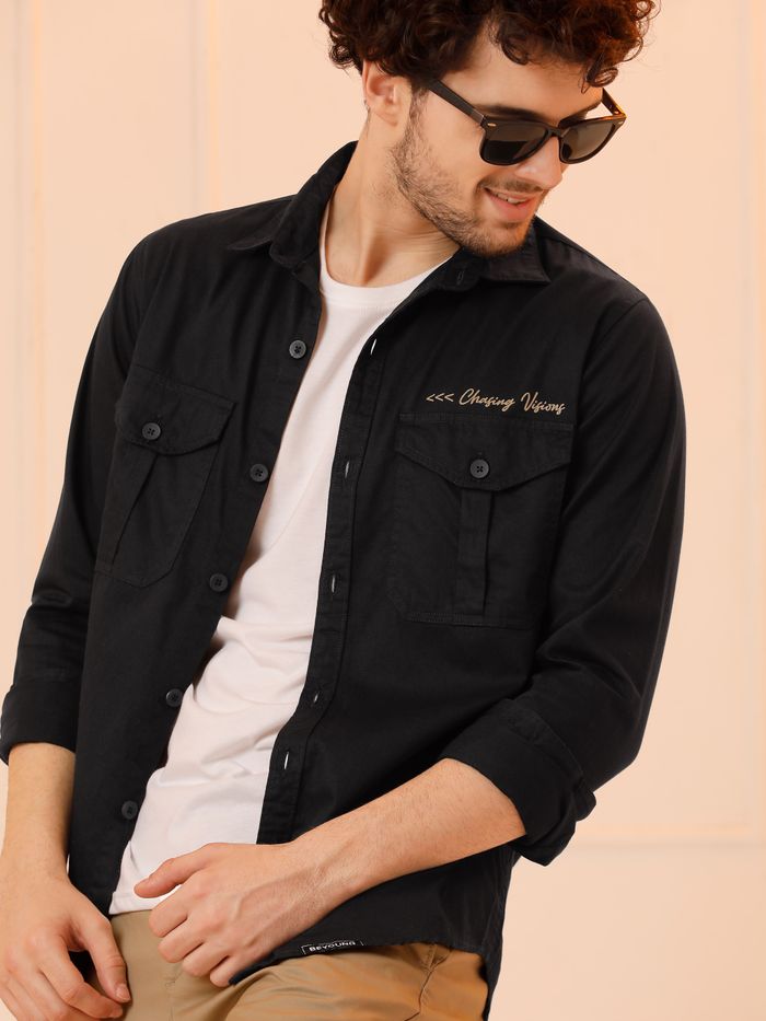 Buy Men's Black Printed Round Neck Pure Cotton Half Sleeve Regular Fit  Casual T-Shirts Online India - urgear. – UrGear