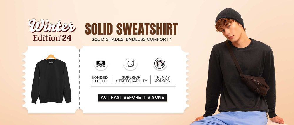 Plain Full Sleeves Men Lilac Round Neck Sweatshirt, Machine wash, Size:  Large at Rs 700/piece in Noida