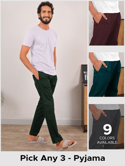 FREEAMG Men's Pajama Pants with Pockets Loose Lounge Sleepwear Long Pjs  Bottoms - Walmart.com