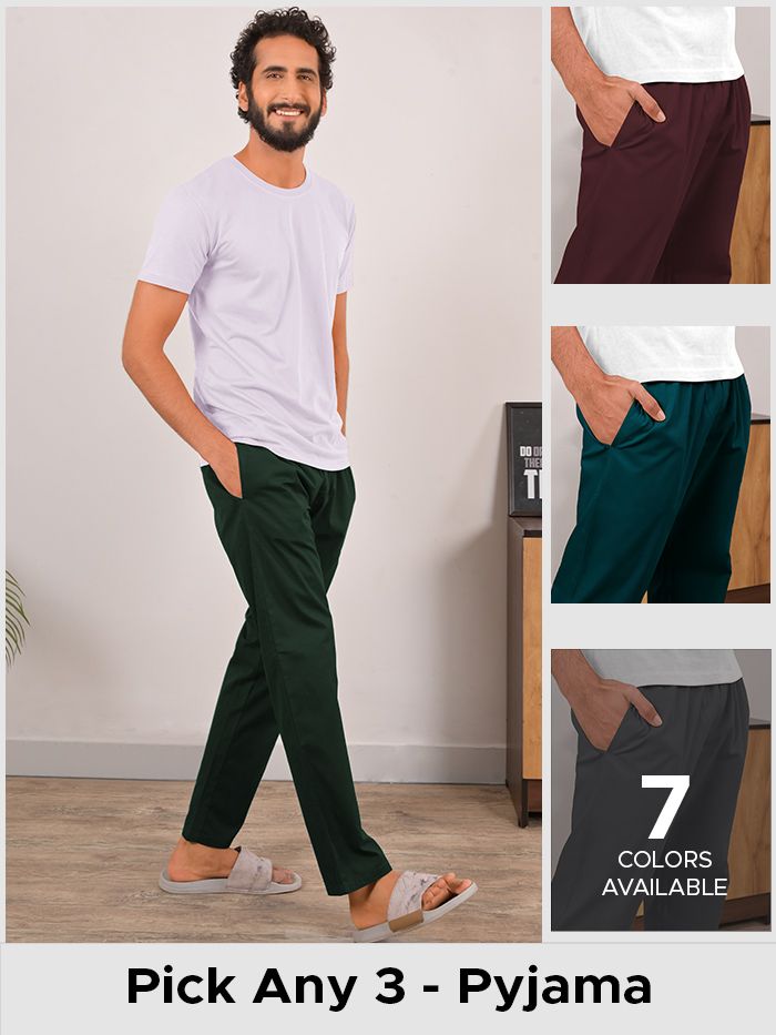 Buy Fflirtygo Mens Cotton Pyjama Cotton Export Quality FabricCheck Pyjama  for Men Night Wear Online at Best Prices in India  JioMart