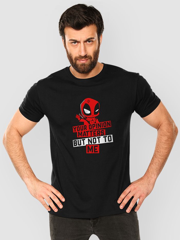 Deadpool Opinion T Shirt for Men