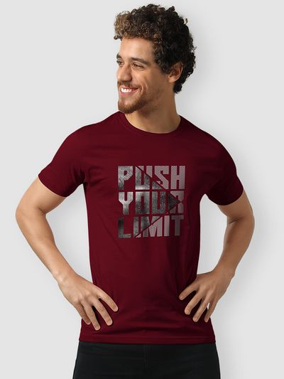 Buy Push Your Limit Men's T-shirt Online in India -Beyoung