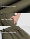 Army Green Regular-fit Pyjamas