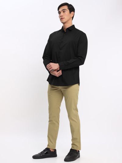 MANCREW Black Cream Formal Pant For Men  Formal Pants combo