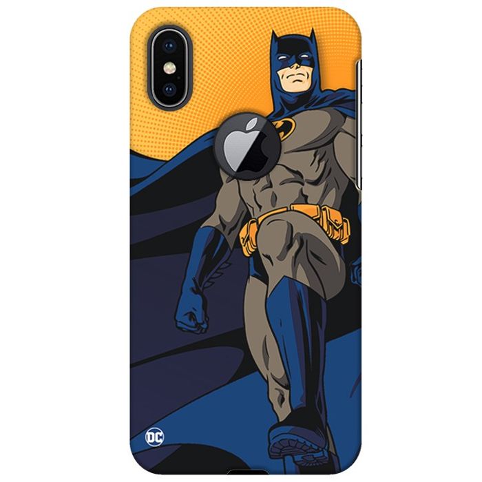 Buy Yellow Batman iPhone X Logo Cut Mobile Back Cover Online in India -  BeYOUng