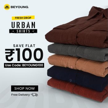 Shop Urban Shirts for Men Online in India at Beyoung 