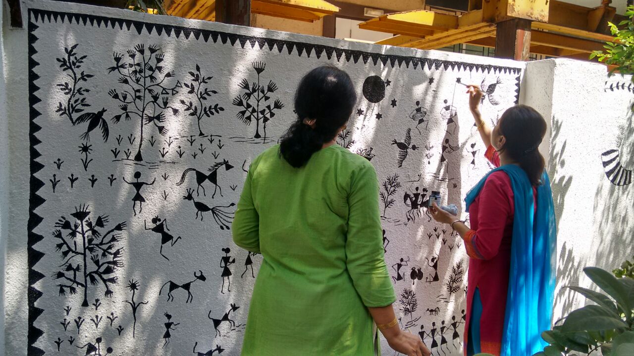 warli art human figures