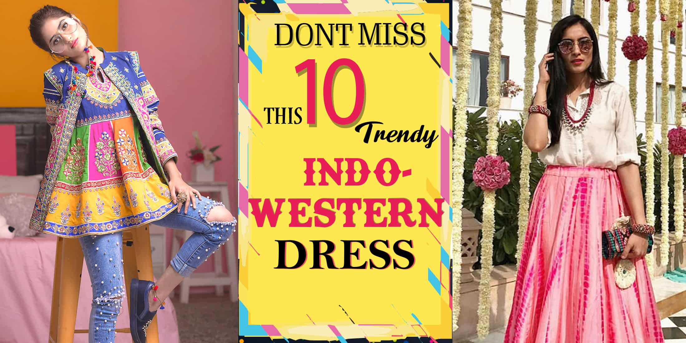 indo western dress for girl