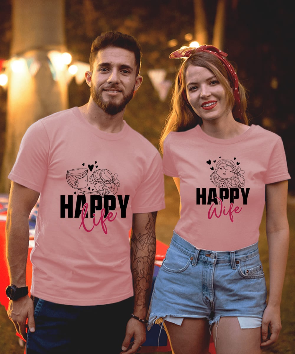 Checkout Latest Cute Couple T- Shirts Designs | Matching Couple Shirts