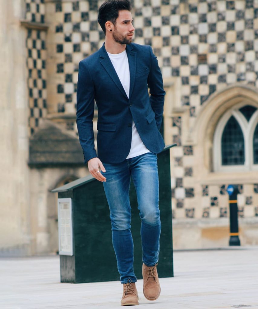 What color blazer goes with blue pants  Quora