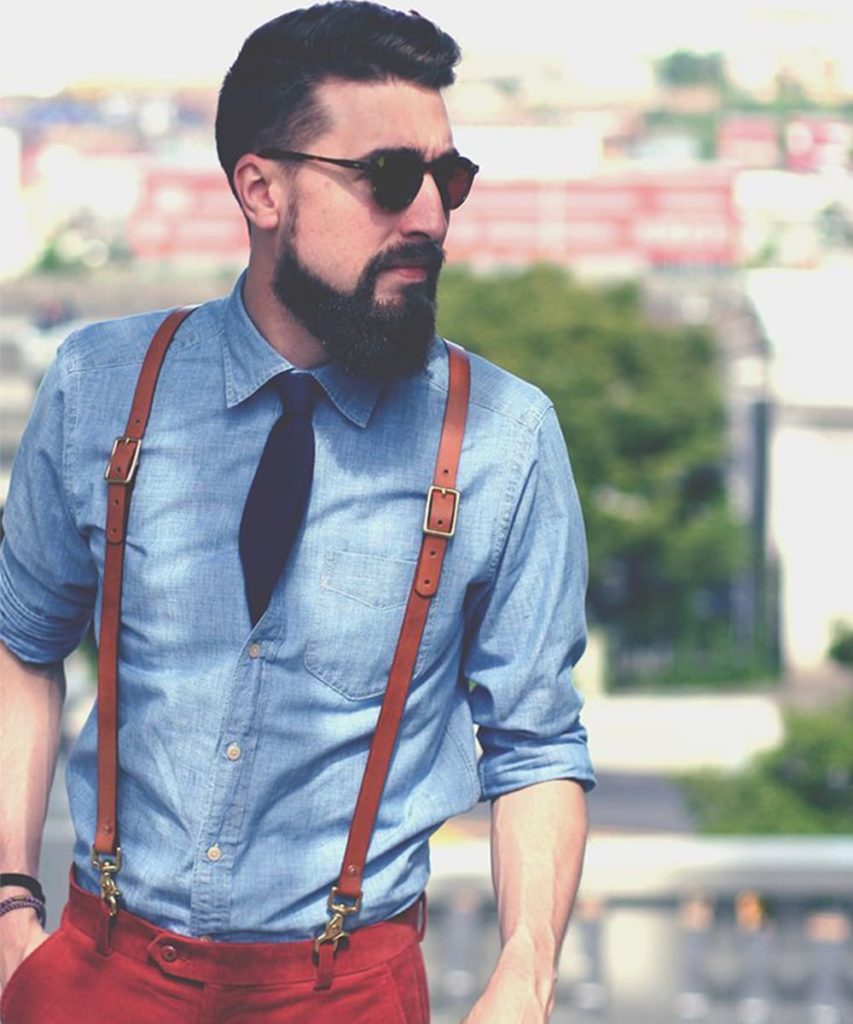 Braces or suspenders the alternative to using a belt on your trousers