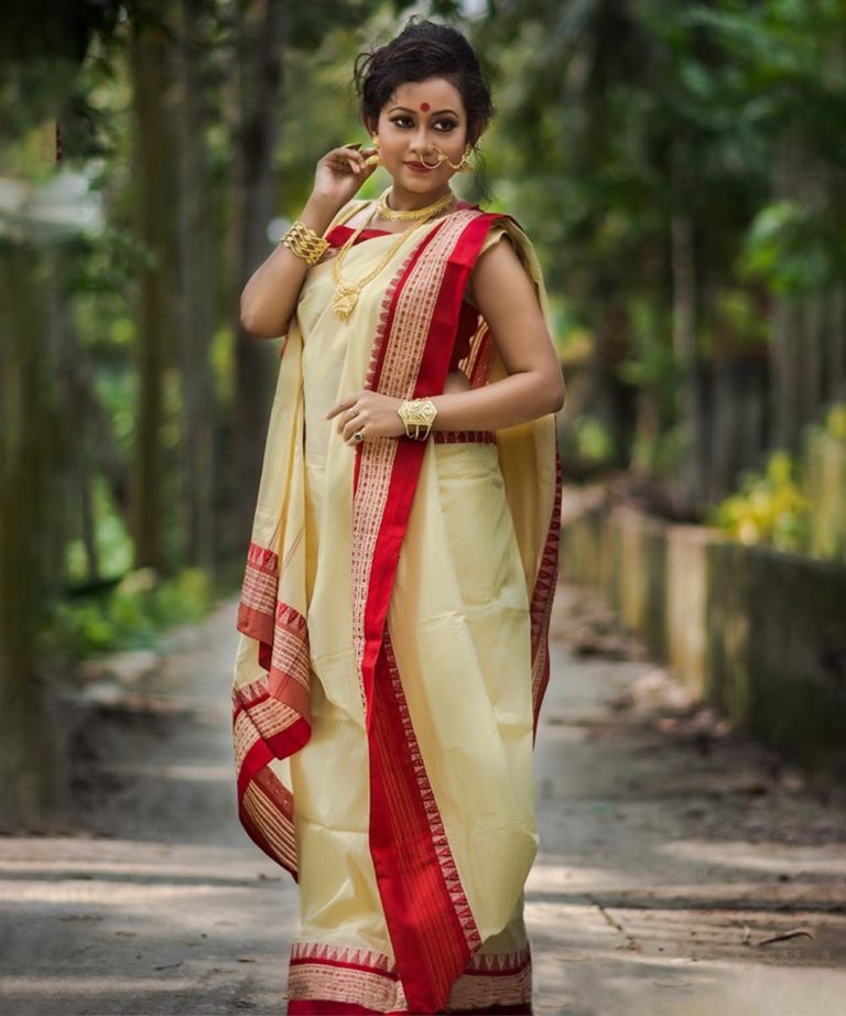 saree wearing saree