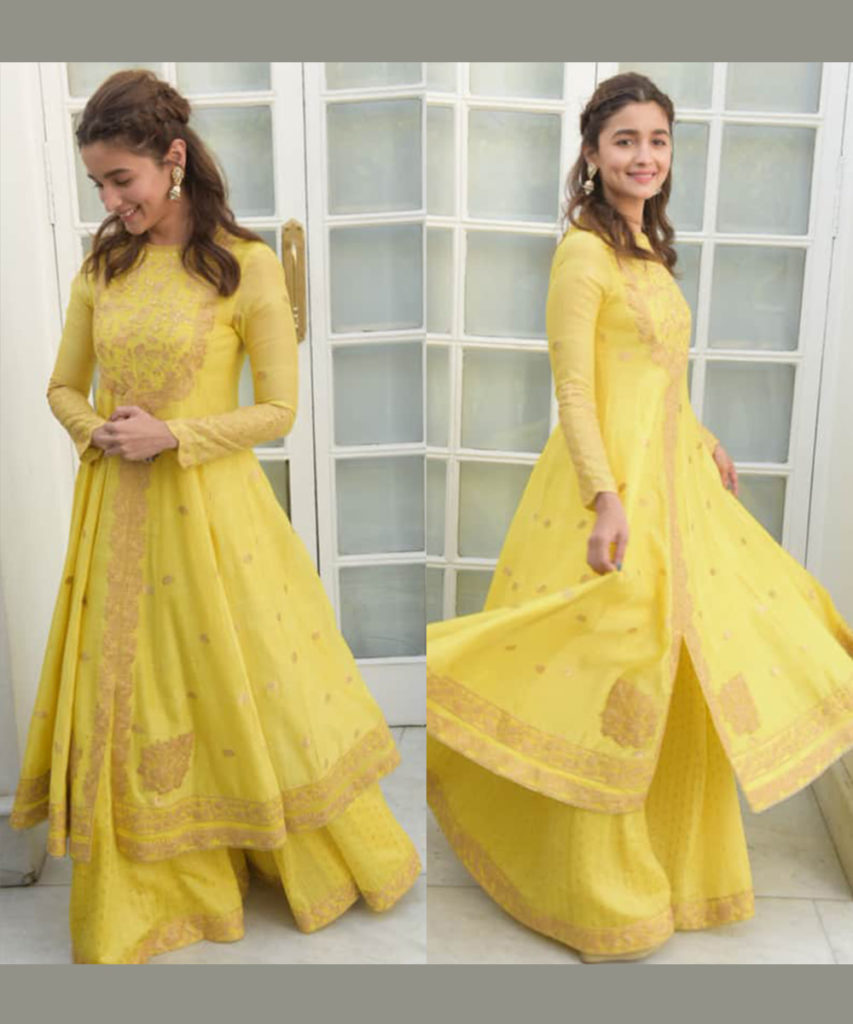 Diwali Special Pooja Dress.special for Women/girls.indian Designer Chikan  Kari Fabric Anarkali Long Gown Kurti With Organza Dupatta Dress. - Etsy