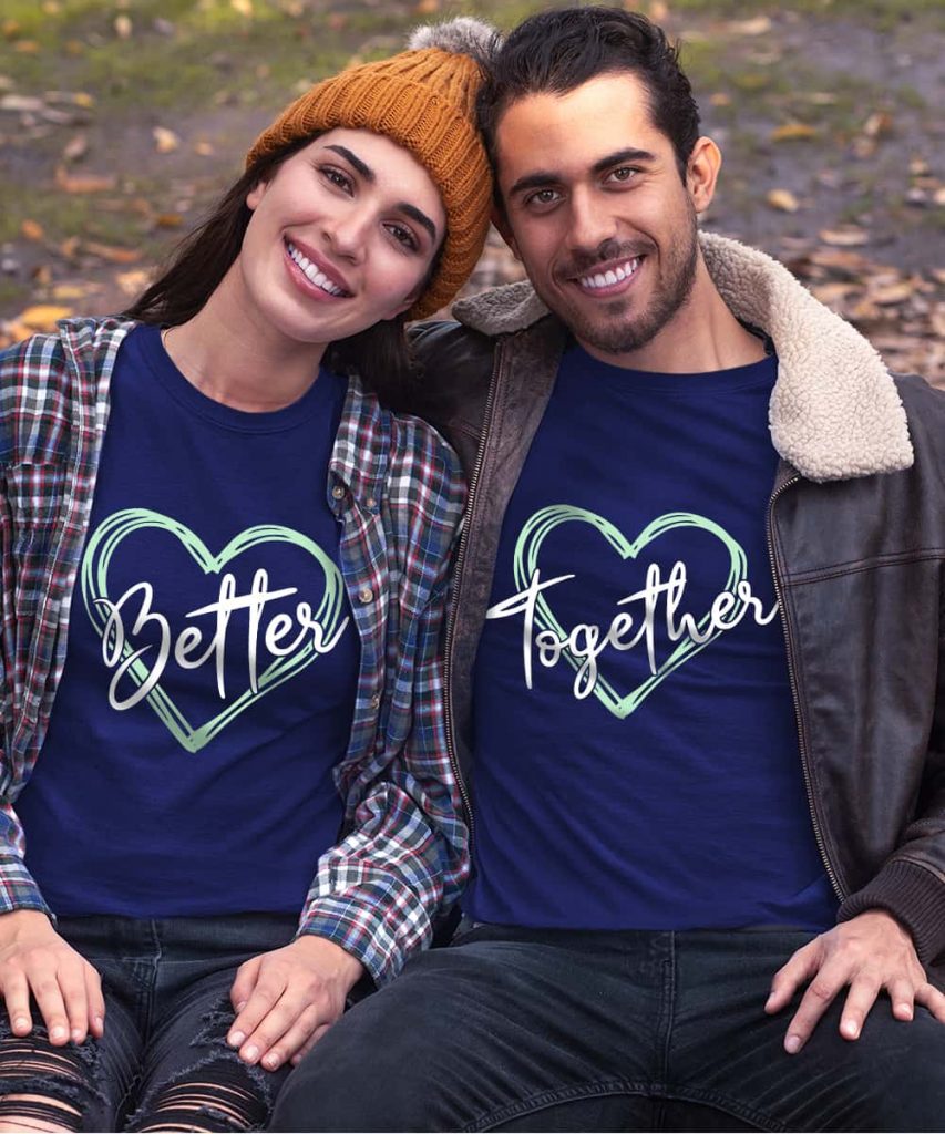 Matching Couple T shirts Designs - Best 7+ Couple T shirts Ideas for Him &  Her