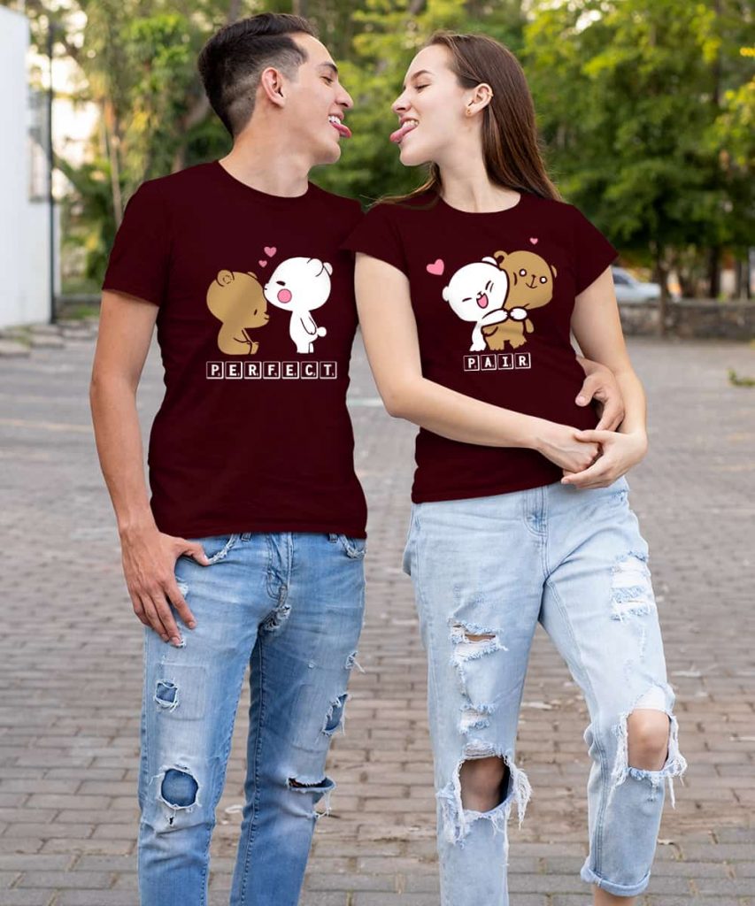 Matching Couple T shirts Designs - Best 7+ Couple T shirts Ideas ...