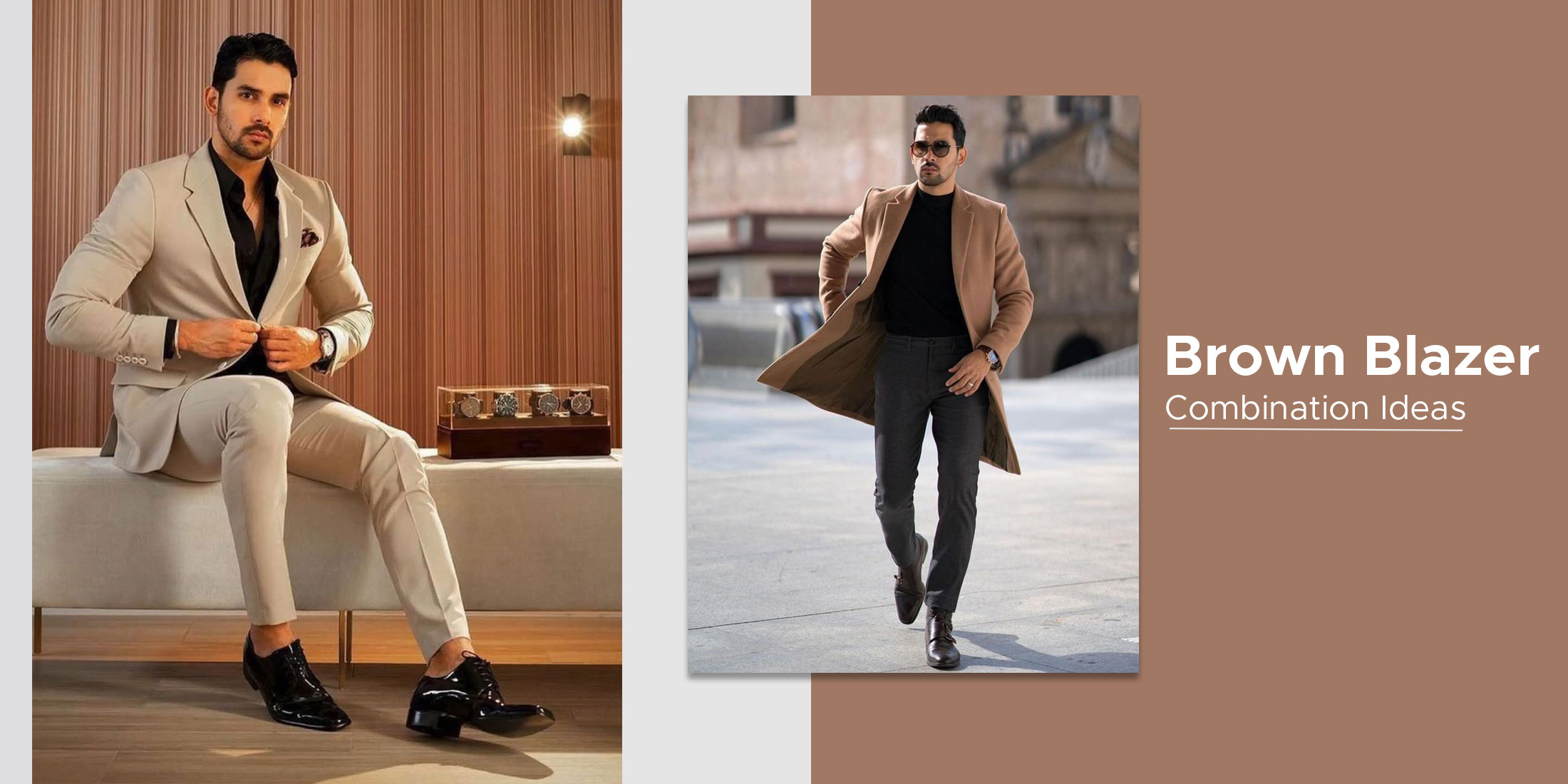Actualizar 102+ images light brown blazer outfit - Viaterra.mx