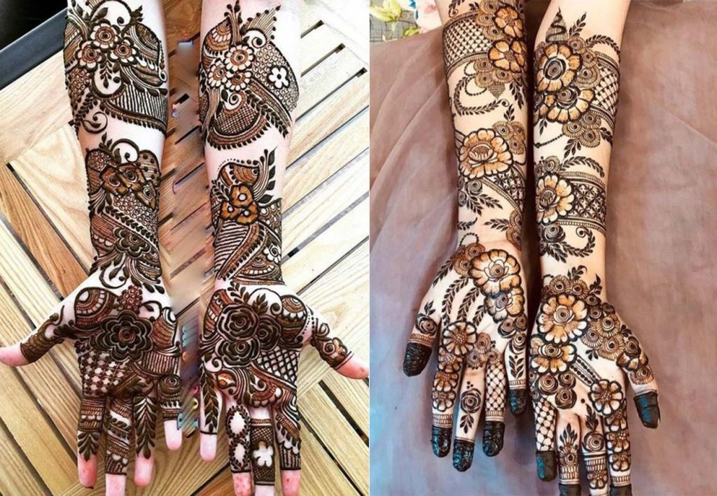 Henna Tattoo flower design. Mehndi style. 12002621 Vector Art at Vecteezy
