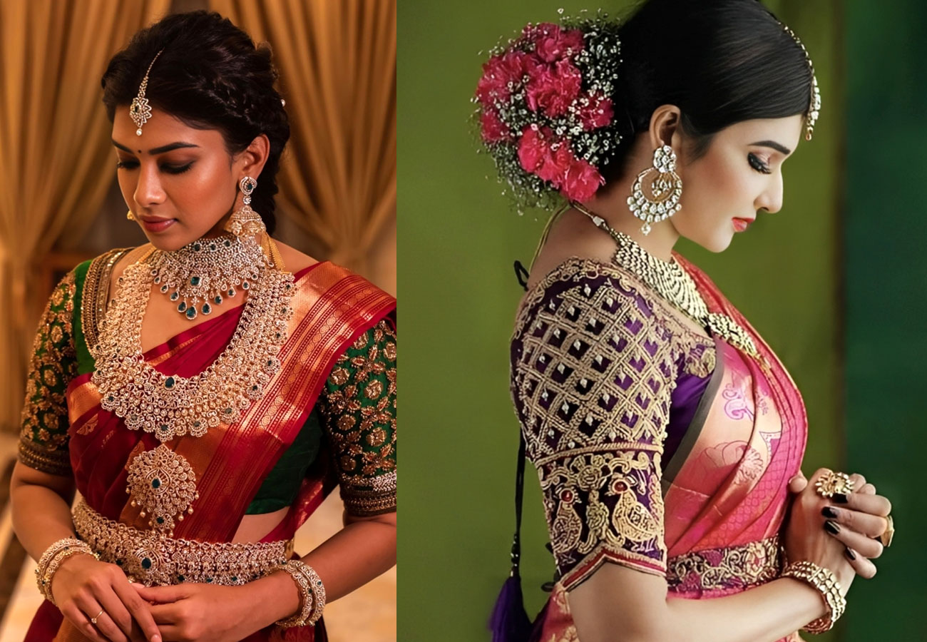 Top 14+ Simple Bridal Blouse Designs Ideas for Wedding Season!