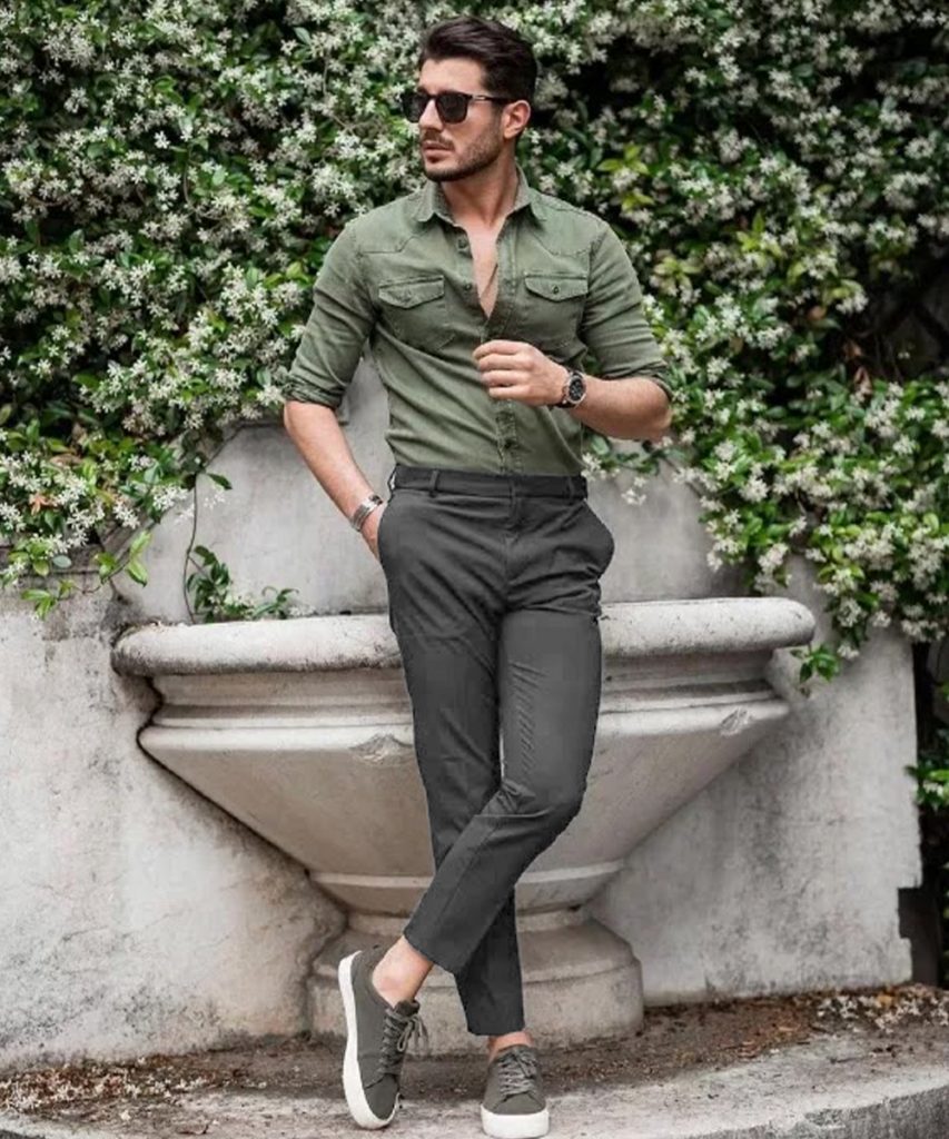 Discover 72+ shirts for olive green pants super hot - in.eteachers