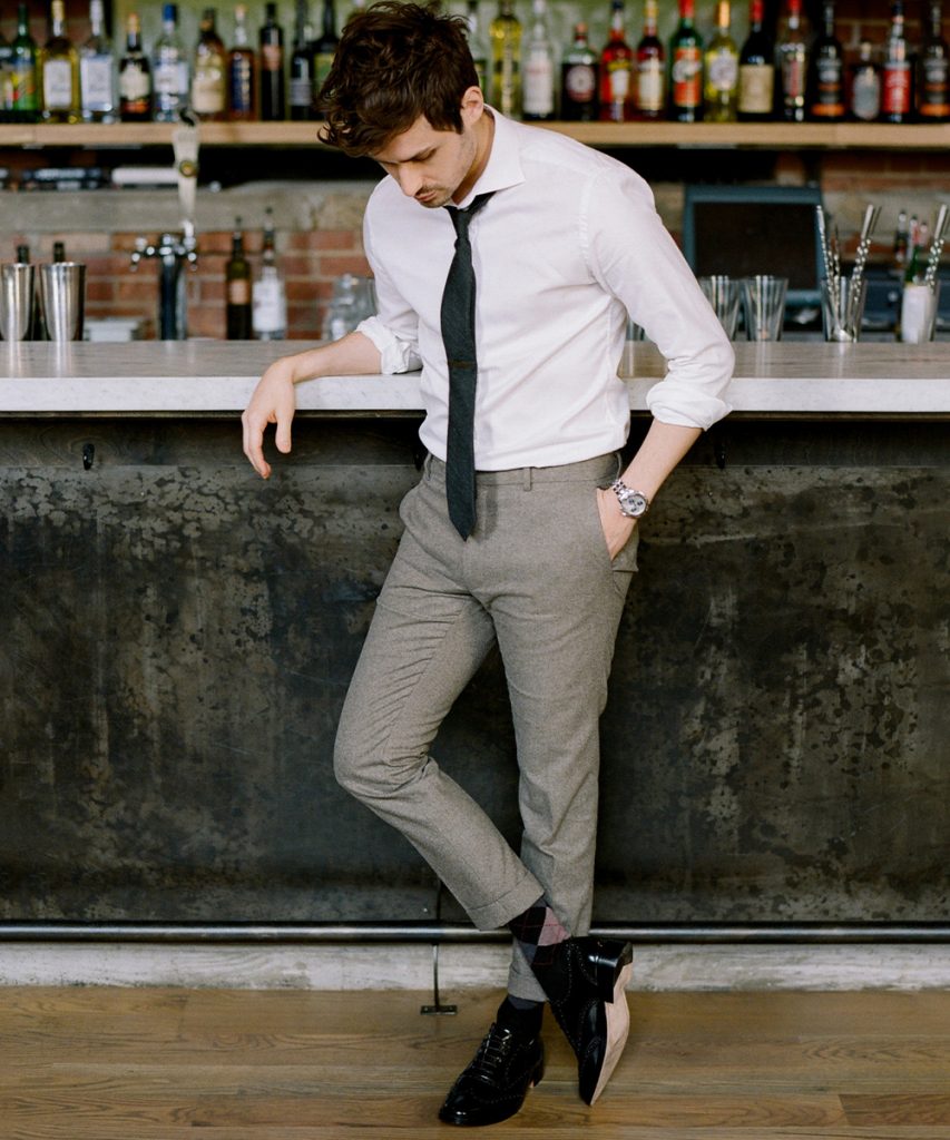 Grey Pant with White Shirts