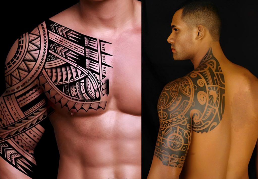 male chest tattoo sketches