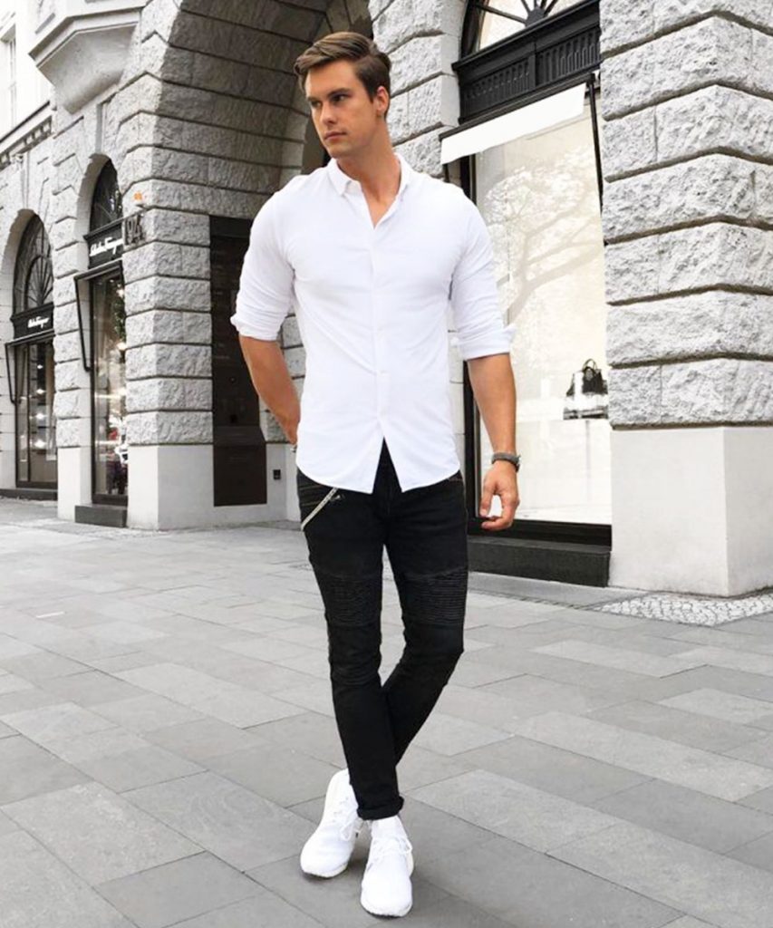 40 White Shirt Outfit Ideas for Men  Styling Tips  Combinacion de ropa  hombre Ropa moderna hombre Ropa elegante hombre