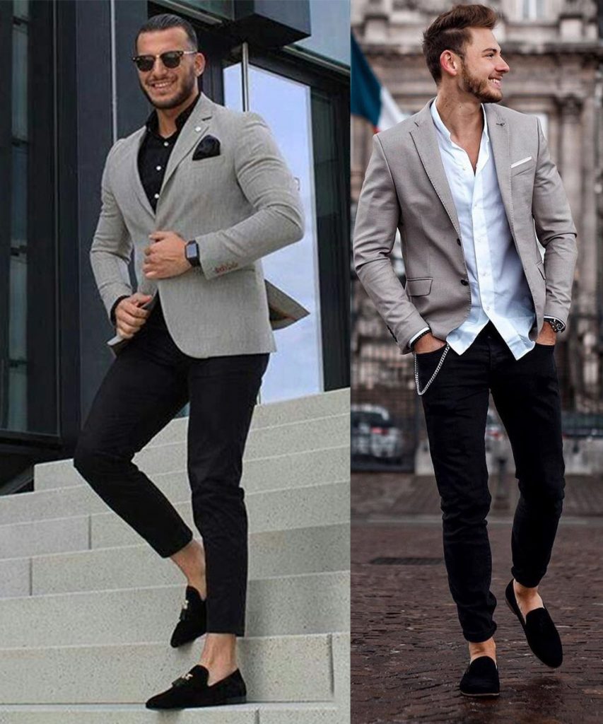 Which is the best pants colour that matches with a black blazer and white  shirt with black buttons  Quora